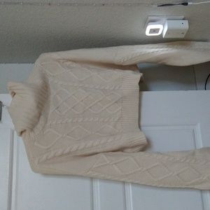 White Cropped Sweater